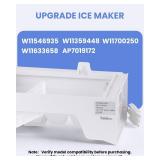 W11700250 W11359448 W11546935 W11633658 Ice Maker Assembly Compatible with Whirlpool Kenmore Amana Maytag Refrigerator for Ice Maker, Replaces AP7019172 - Retail: $120 W11700250 W11359448 W11546935 W11633658 Ice Maker Assembly Compatible with Whirlpool Kenmore Amana Maytag Refrigerator for Ice Maker, Replaces AP7019172 - Retail: $120