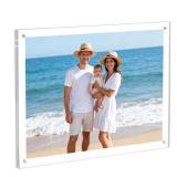 Acrylic Wall Mount Picture Frame Self-adhesive 11x14, Clear No Drilling Magnetic Floating Frameless Photo Frames for Display Diploma Degree Certificate and Files - Retail: $23 Acrylic Wall Mount Picture Frame Self-adhesive 11x14, Clear No Drilling Magnetic Floating Frameless Photo Frames for Display Diploma Degree Certificate and Files - Retail: $23