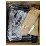 Black Chandelier, 6-Light Farmhouse Chandelier for Dining Room Lighting Fixtures Hanging, Dining Light Fixtures Industrial Modern Chandelier for Bedroom, Foyer, Hall, Kitchen, Living Room and Entryway Black Chandelier, 6-Light Farmhouse Chandelier for Dining Room Lighting Fixtures Hanging, Dining Light Fixtures Industrial Modern Chandelier for Bedroom, Foyer, Hall, Kitchen, Living Room and Entryway