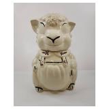 Ceramic Lamb Bisque Cookie Jar Ceramic Lamb Bisque Cookie Jar