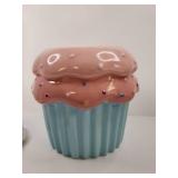 Decorative Cupcake Cookie Jar with Sprinkles Decorative Cupcake Cookie Jar with Sprinkles