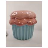 Decorative Cupcake Cookie Jar with Sprinkles Decorative Cupcake Cookie Jar with Sprinkles