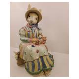 Fitz and Floyd Rabbit Figurine Cookie Jar Fitz and Floyd Rabbit Figurine Cookie Jar