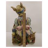 Fitz and Floyd Rabbit Figurine Cookie Jar Fitz and Floyd Rabbit Figurine Cookie Jar