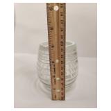 Mexican Art Glass Spiral Pitcher w/ Cup Mexican Art Glass Spiral Pitcher w/ Cup