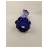 Cobalt Blue Art Glass Swung Vase Cobalt Blue Art Glass Swung Vase