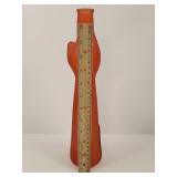 Red Glass Cat Bottle Red Glass Cat Bottle