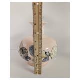 Hand Painted Seashell and Starfish Vase Hand Painted Seashell and Starfish Vase