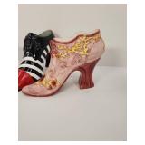 Decorative Ceramic Victorian Style Shoe Collection Decorative Ceramic Victorian Style Shoe Collection