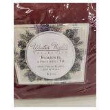 Winter Nights Cotton Flannel King Sheet Set Winter Nights Cotton Flannel King Sheet Set