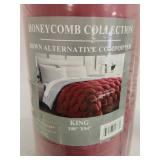 Honeycomb Collection King Size Down Alternative Comforter Honeycomb Collection King Size Down Alternative Comforter