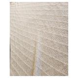 Handmade Cotton Throw Blanket with Fringe Handmade Cotton Throw Blanket with Fringe