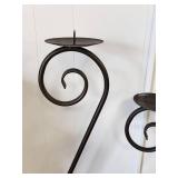 Decorative Wrought Iron Spiral Candle Holder Decorative Wrought Iron Spiral Candle Holder