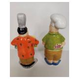 Chef Salt and Pepper Shaker Set Chef Salt and Pepper Shaker Set