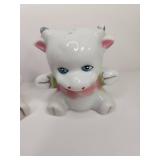 Ceramic Baby Cow Salt and Pepper Shakers Ceramic Baby Cow Salt and Pepper Shakers