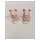 Pink Pig Angel Salt and Pepper Shakers Pink Pig Angel Salt and Pepper Shakers