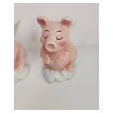 Pink Pig Angel Salt and Pepper Shakers Pink Pig Angel Salt and Pepper Shakers