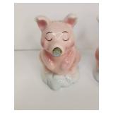 Pink Pig Angel Salt and Pepper Shakers Pink Pig Angel Salt and Pepper Shakers