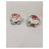 Ceramic Salt and Pepper Pig Shakers Ceramic Salt and Pepper Pig Shakers