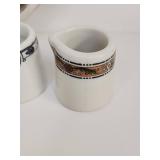 Sauce Boat with Individual Creamers Sauce Boat with Individual Creamers