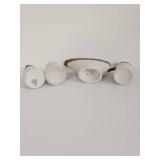 Sauce Boat with Individual Creamers Sauce Boat with Individual Creamers