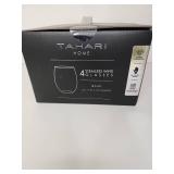 Tahari Home Stemless Wine Glasses Set of 4 Tahari Home Stemless Wine Glasses Set of 4