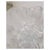 Clear Glass Flower Petal Bowl Clear Glass Flower Petal Bowl