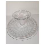 Clear Glass Pedestal Cake Stand Clear Glass Pedestal Cake Stand