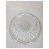 Clear Glass Pedestal Cake Stand Clear Glass Pedestal Cake Stand