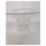 Crystal Glass Footed Centerpiece Bowl Crystal Glass Footed Centerpiece Bowl