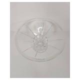 Crystal Glass Footed Centerpiece Bowl Crystal Glass Footed Centerpiece Bowl