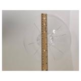 Crystal Glass Footed Centerpiece Bowl Crystal Glass Footed Centerpiece Bowl