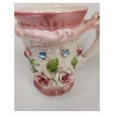 Japanese Porcelain Rose Cup Japanese Porcelain Rose Cup