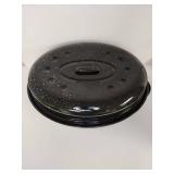 Black Speckled Enamel Roasting Pan with Lid Black Speckled Enamel Roasting Pan with Lid