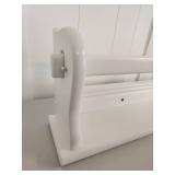 White Wall-Mounted Display Shelf White Wall-Mounted Display Shelf