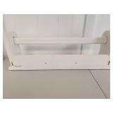 White Wall-Mounted Display Shelf White Wall-Mounted Display Shelf