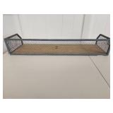 Industrial Metal Mesh Wall Shelf Unit - Set of Two Industrial Metal Mesh Wall Shelf Unit - Set of Two