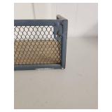 Industrial Metal Mesh Wall Shelf Unit - Set of Two Industrial Metal Mesh Wall Shelf Unit - Set of Two