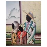 Art Deco Style Figure Painting by Shiretta Art Deco Style Figure Painting by Shiretta