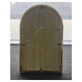 Brass Framed Arched Wall Mirror 12'x19' Brass Framed Arched Wall Mirror 12'x19'