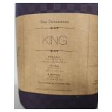 Checkered King Size Sheet Set - 4 Piece Checkered King Size Sheet Set - 4 Piece