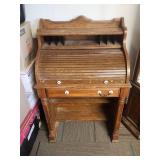 Oak Roll Top Desk Organizer Oak Roll Top Desk Organizer