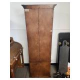 Traditional Wood and Glass Curio Display Cabinet Traditional Wood and Glass Curio Display Cabinet