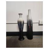 Tall Ceramic Floor Vases with Drip Glaze Tall Ceramic Floor Vases with Drip Glaze