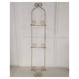 Decorative Gold Metal Triple Plate Display Holder Decorative Gold Metal Triple Plate Display Holder