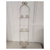 Decorative Gold Metal Triple Plate Display Holder Decorative Gold Metal Triple Plate Display Holder