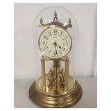 Kundo German Anniversary Clock with Glass Dome Kundo German Anniversary Clock with Glass Dome