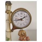 Crosa Lamp Post Clock with Figurine Crosa Lamp Post Clock with Figurine