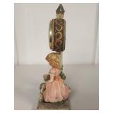 Crosa Lamp Post Clock with Figurine Crosa Lamp Post Clock with Figurine