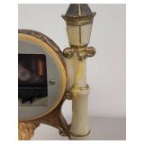 Crosa Lamp Post Clock with Figurine Crosa Lamp Post Clock with Figurine